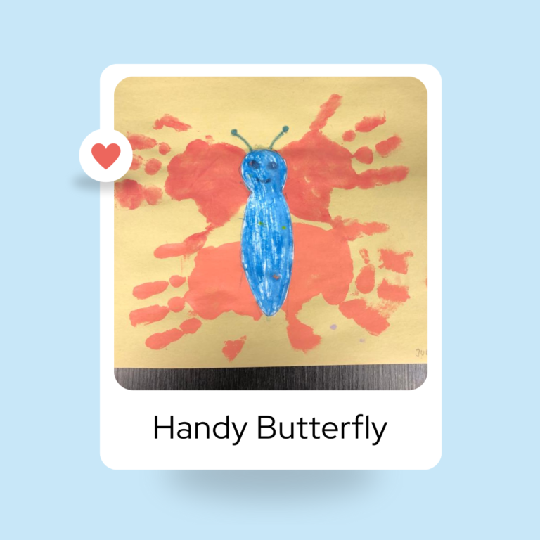 Hand Butterfly Summer Camp